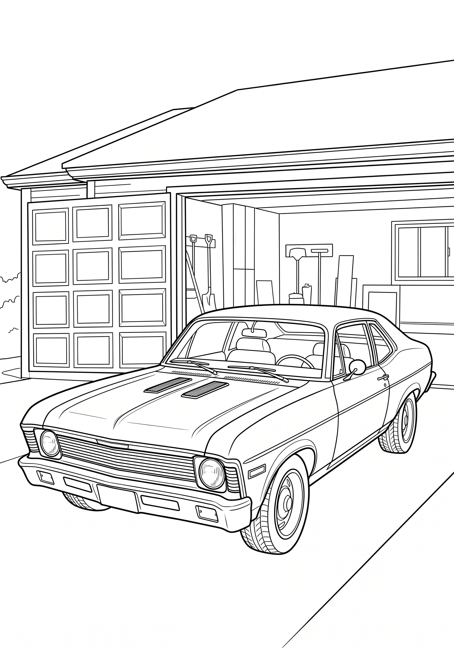 1970 Chevrolet Nova Coloring Page